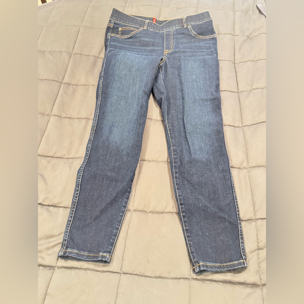 Spanx Skinny Leg Jeans, Large Like New Stretchy